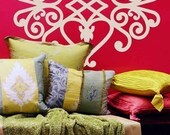 Vinyl Wall Decal, Large Antique Iron Graphic, Sticker, item 30003