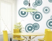 Vinyl Wall Decal, Retro Bullseyes - 12 graphics, Wallpaper, Stickers, Vinyl Wall Graphics, item 10001