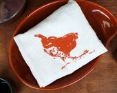 Floursack Dish Towel - Hen Scratch