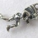 Sterling Silver Indian Chief Charm Pendant 15x10mm
