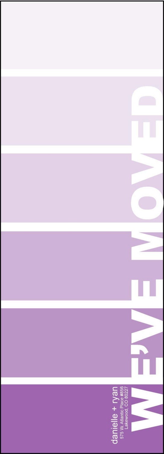 Weve Moved Paint Swatch