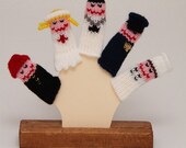 Community Helpers Finger Puppet Set  (Includes Firefighter, Nurse, Doctor, Police Officer, and Chef.)  We can create custom listings.