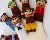Deluxe Little Monkeys Finger Puppet Set  (Includes the five little monkeys plus mama and doctor monkey.)  We can create custom listings.