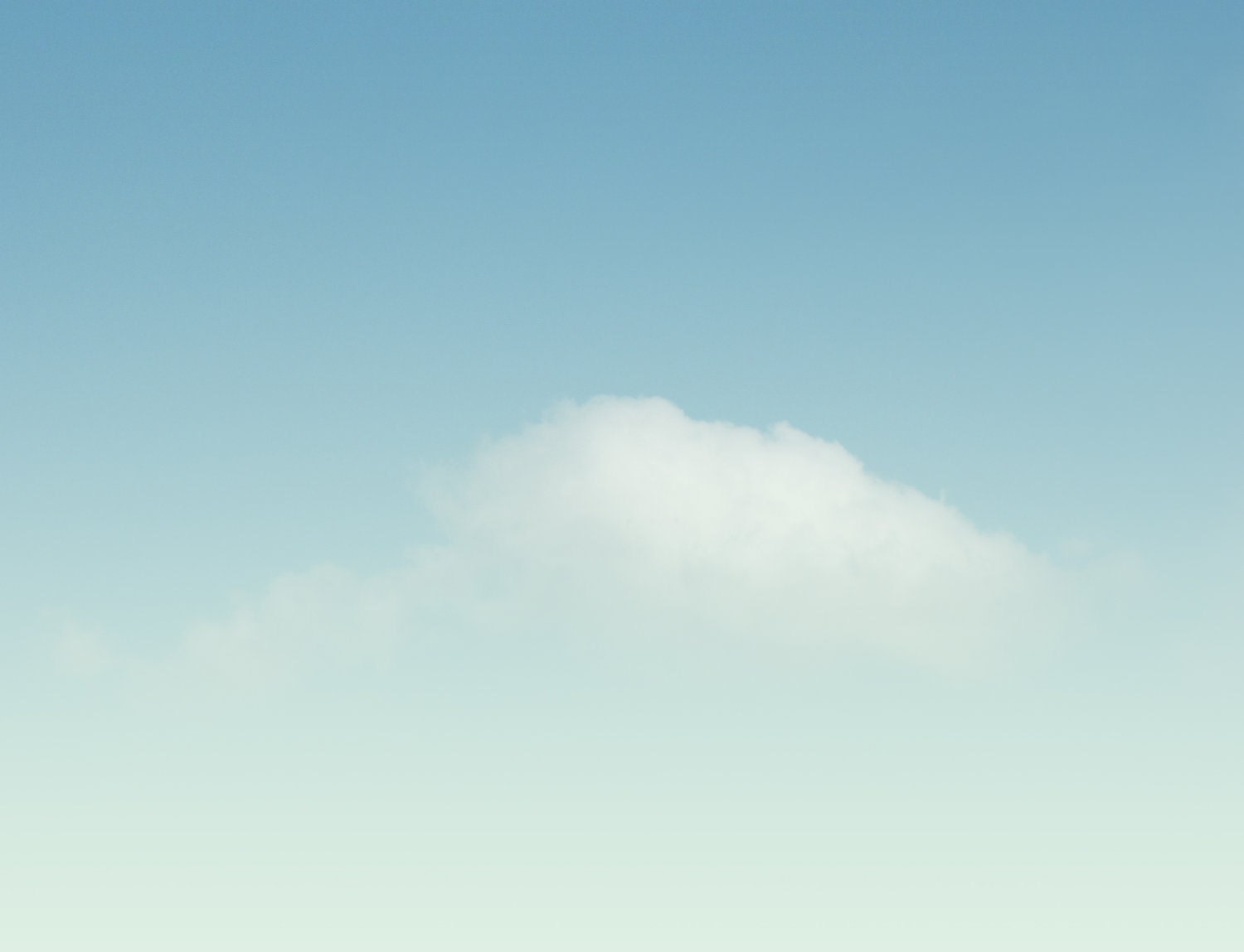 Archival Inkjet  Print,  Sky and Cloud Series, Barely there