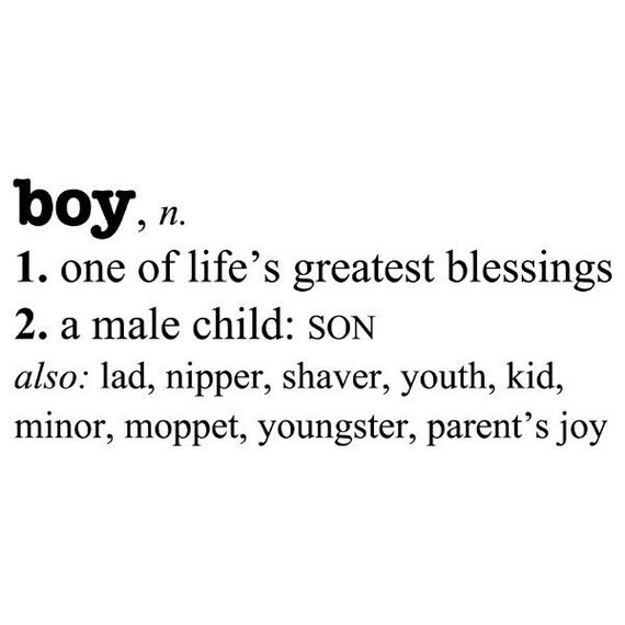 Boy Definition nursery room sticker by OffTheWallExpression