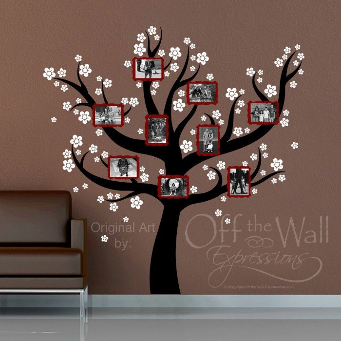 Family Tree Large with Blossoms and Photos 0081