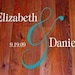 Large Personalized Wedding dance floor  vinyl decal