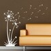 Dandelions Blowing in the Wind, vinyl wall art