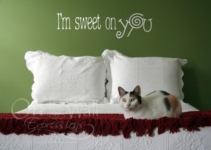 Sweet on You Vinyl Decal