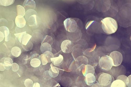CLEARANCE Nature Photography Abstract Poster - Only 2 Left - Printed on thick card stock purple circles Tiny Pearls Of Light 12x18