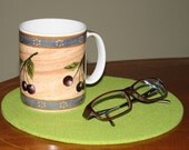 Felt Trivets in 5mm Thick Virgin Merino Wool Felt- Set of Two
