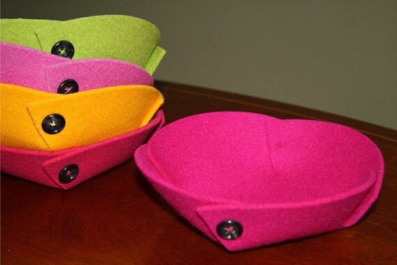 Petite Felt Bowl in Virgin Merino Wool Felt