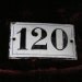RESERVED 3 French Address enamel plate