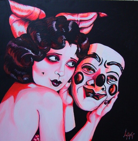 The Mask - Clara Bow Portrait
