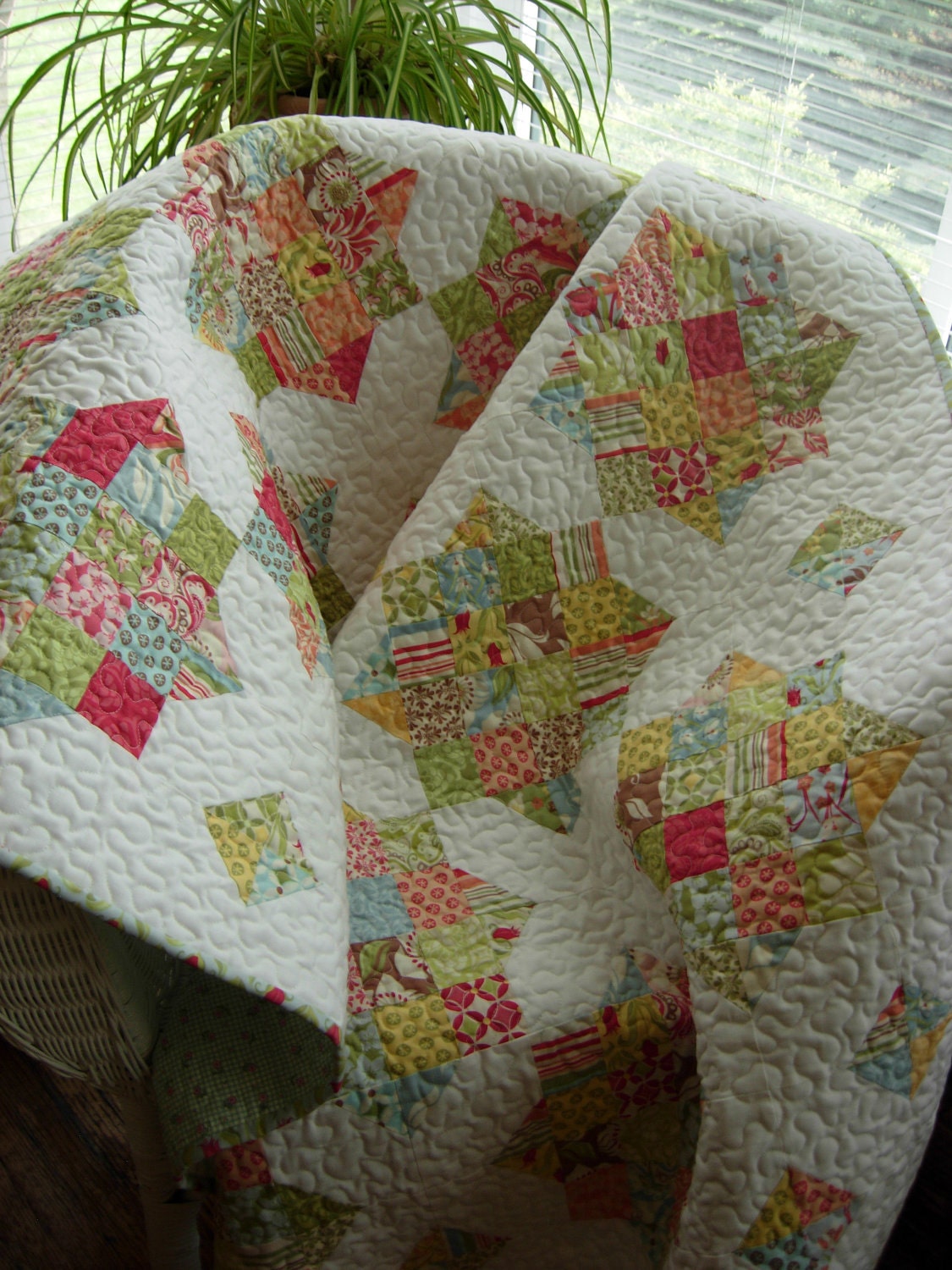 Handmade Verna Lap Quilt READY TO SHIP
