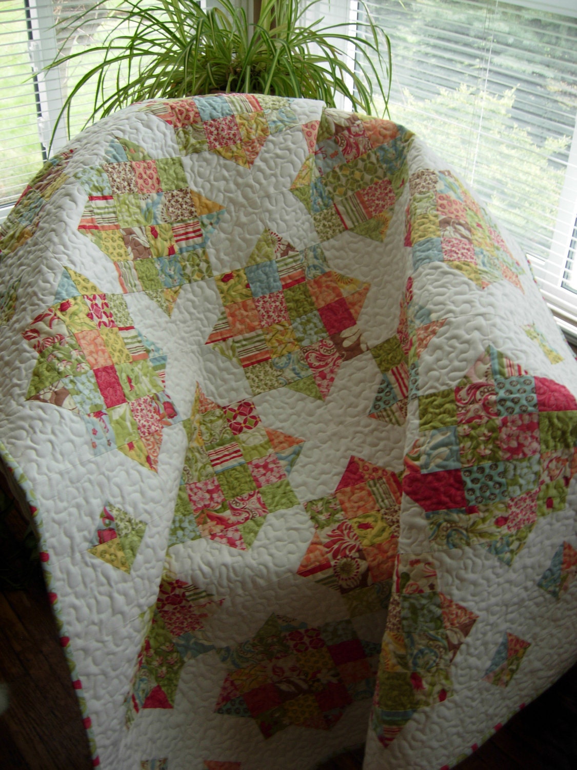 Handmade Verna Lap Quilt READY TO SHIP