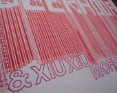 Deerhoof and Xiu Xiu Gig Poster