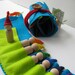 Waldorf toys - Travelling roll-up rainbow gnome - MADE TO ORDER -