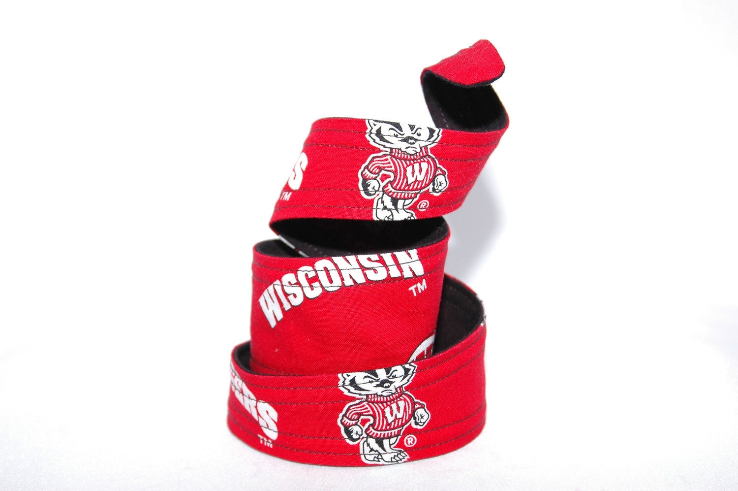 Bucky Badger Reversible Twist Tie Headband