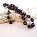 Vintage Fiorato wedding cake bead necklace