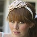 Large Rose Headband, headbands for weddings, bridal hair accessory