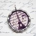 live your dream scalloped pendant