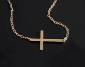 Kelly Ripa Cross Necklace in 14kt Gold Filled