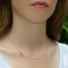 Celebrity Sideways Cross Necklace-14KT Gold Filled SET OFF CENTER