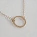 Karma Circle Necklace in 14kt Gold Filled