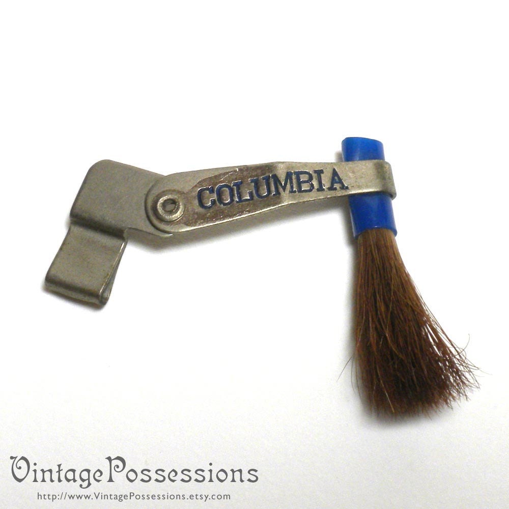 Vintage Columbia Record Player Stylus Dust by VintagePossessions