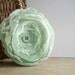 Mint and Ivory Flower Clip