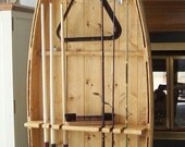 Fishing Rod Display Storage Rack pole holder stand and pool cue stick holder