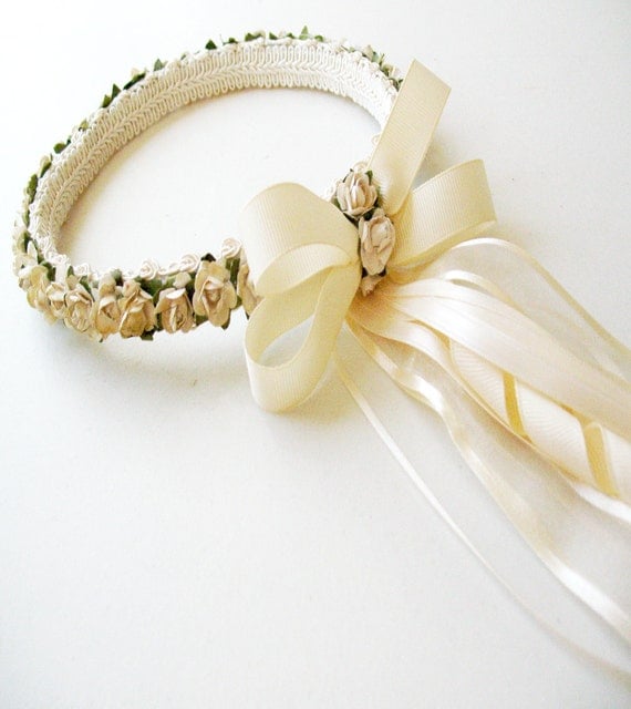with crown  Etsy Girl to similar on Flowers Items etsy girl Crown Flower flower Beige