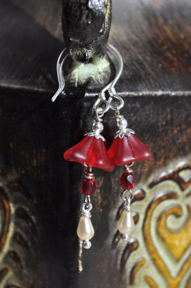 Floral Drop Earrings