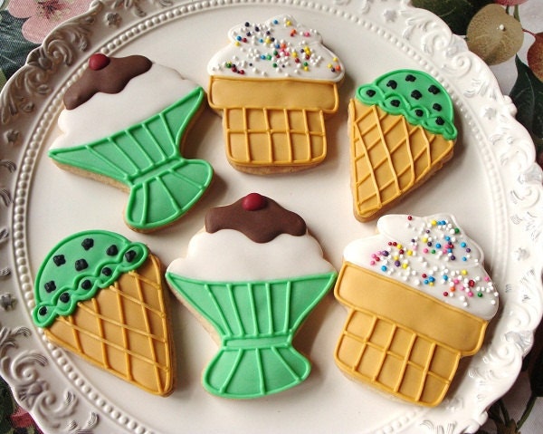 Ice Cream Party Cookies 1 dozen