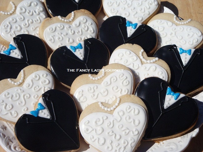 Bride and Groom Cookies 1 dozen