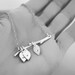 The Original Just One Family Tree Initial Necklace - Personalized Custom Lower Case Initial on One Leaf