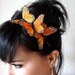 MARISSA - three monarch butterflies headband - bohemian hair accessory