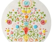 Tree of Love Embroidery Pattern PDF