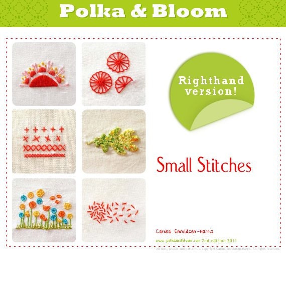 Embroidery E-book  -Small Stitches Booklette-  PDF
