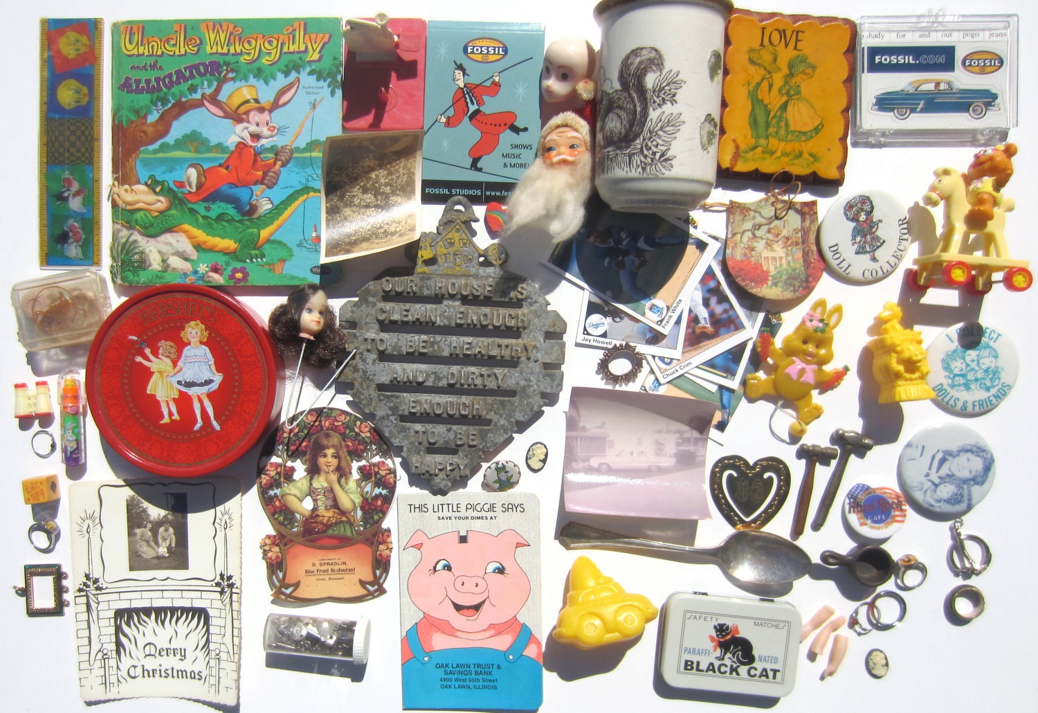 Vintage Junk Drawer Miscellaneous Item Lot - All Kinds of Goodies