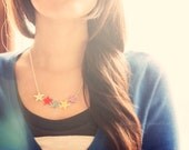 Necklace Garland Star. Beauty and Geometric Star Bunting Necklace