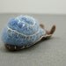 Tiny Snail Toy: Waldorf Inspired Natural Wool Felt Animal, Heirloom Children's Toy