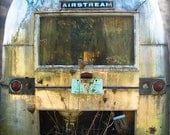 16 X 18 - Abandoned Airstream, Oregon - large fine-art photographic print of a classic vintage airstream left to the elements