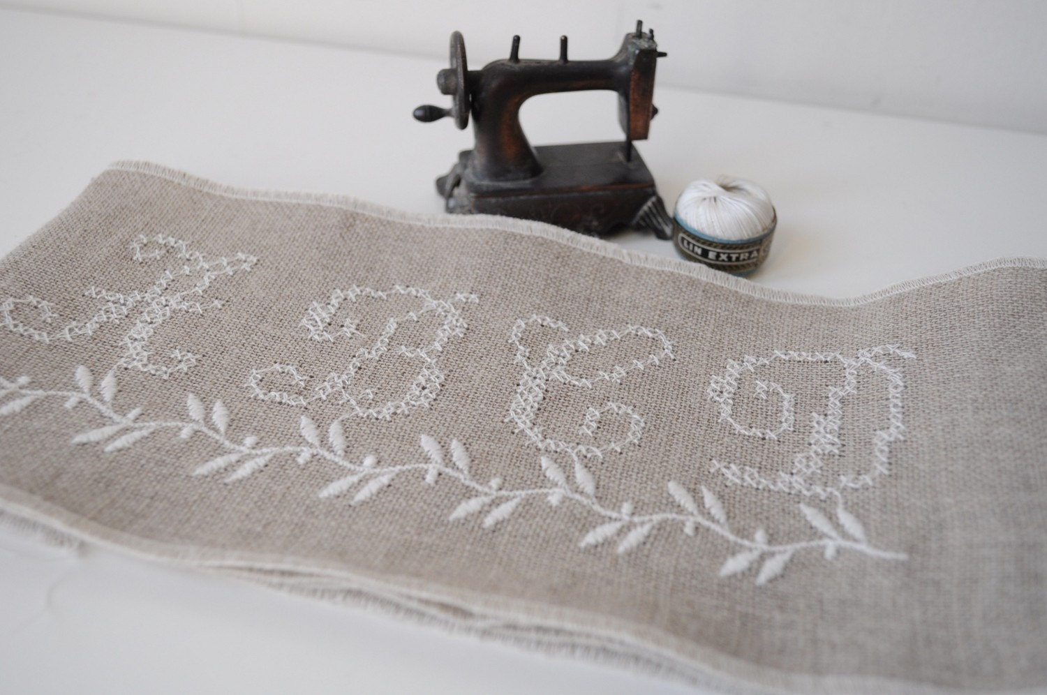 French Linen Panel - ABCD