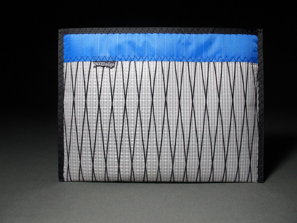 Sailcloth iPad Sleeve - White Xply and Blue