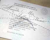 Vintage Brooch Wedding Invitations