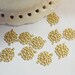 FREE SHIP Filigree Brass Connectors