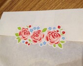 kawaii flower and strawberry stickers - 50 pcs