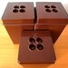 SALE-Vintage Dansk Canister Set Brown